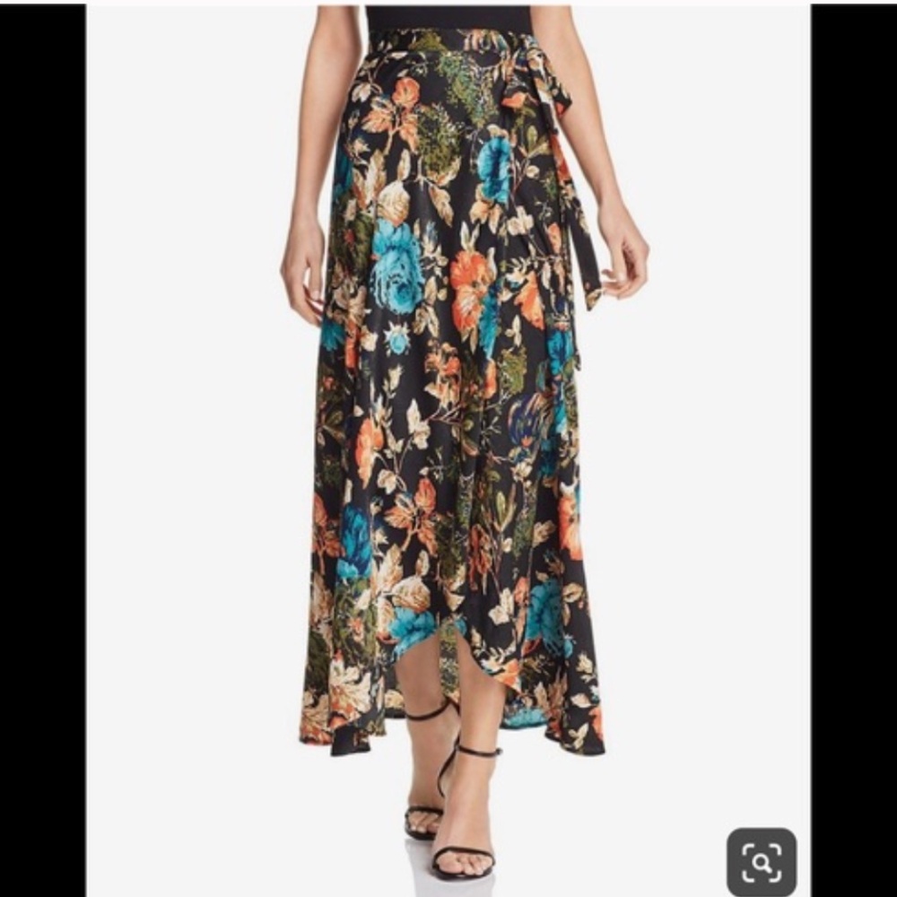 Band of Gypsies Peony Floral Wrap Skirt Size L